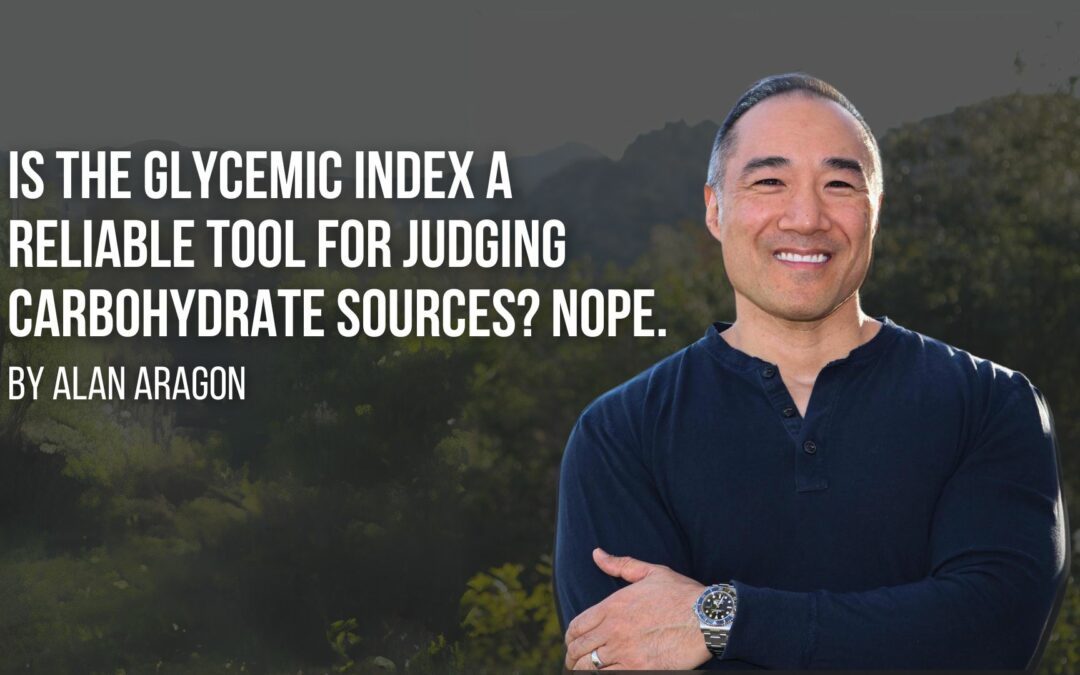 Is the glycemic index a reliable tool for judging carbohydrate sources? Nope.